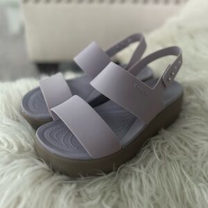 CROCS Platform Sandals